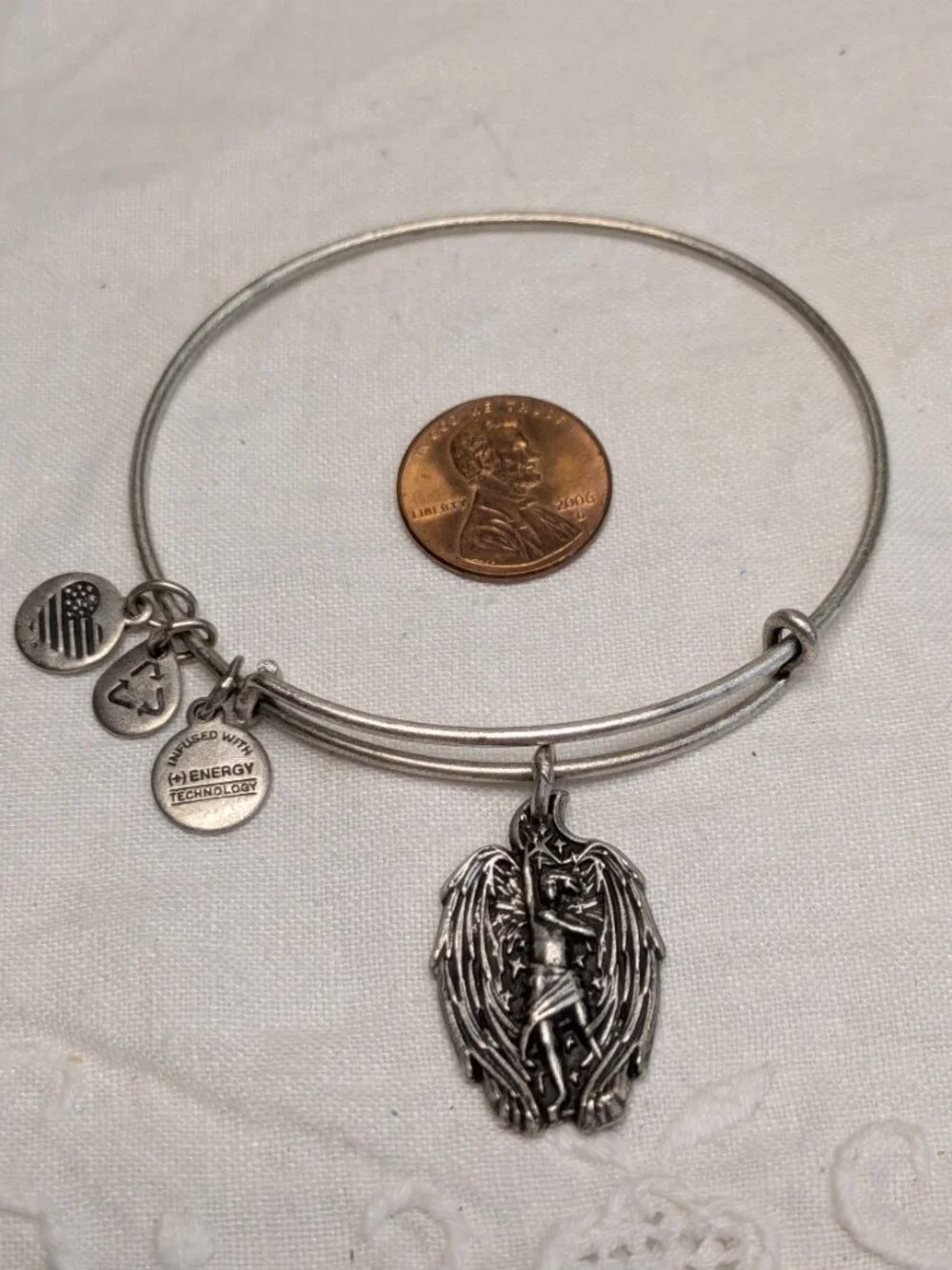 Alex and Ani “Guardian of Strength” Charm Bangle